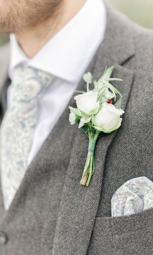 Buttonhole by Field Gate Flowers 3