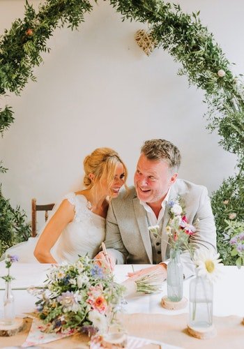 Wedding flower arch by Field Gate Flowers, no. 7 Wedding flower arch by Field Gate Flowers, no. 7