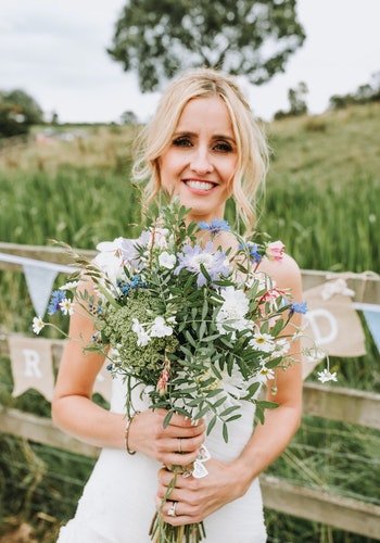 British-grown wedding bouquet by Field Gate Flowers, no. 8 British-grown wedding bouquet by Field Gate Flowers, no. 8