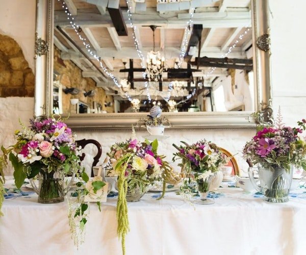 Wedding centrepiece by Field Gate Flowers, no. 6 Wedding centrepiece by Field Gate Flowers, no. 6