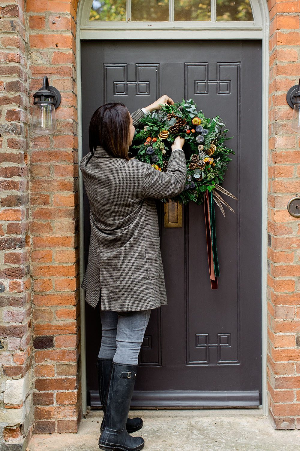 Wreath-making workshop at Field Gate Flowers