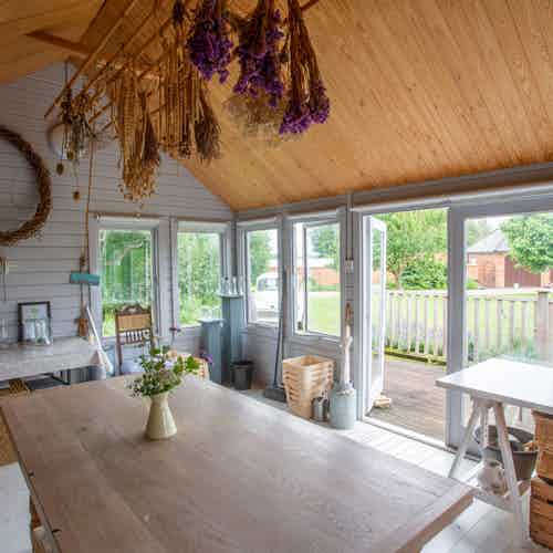 Field Gate Flowers workshop interior