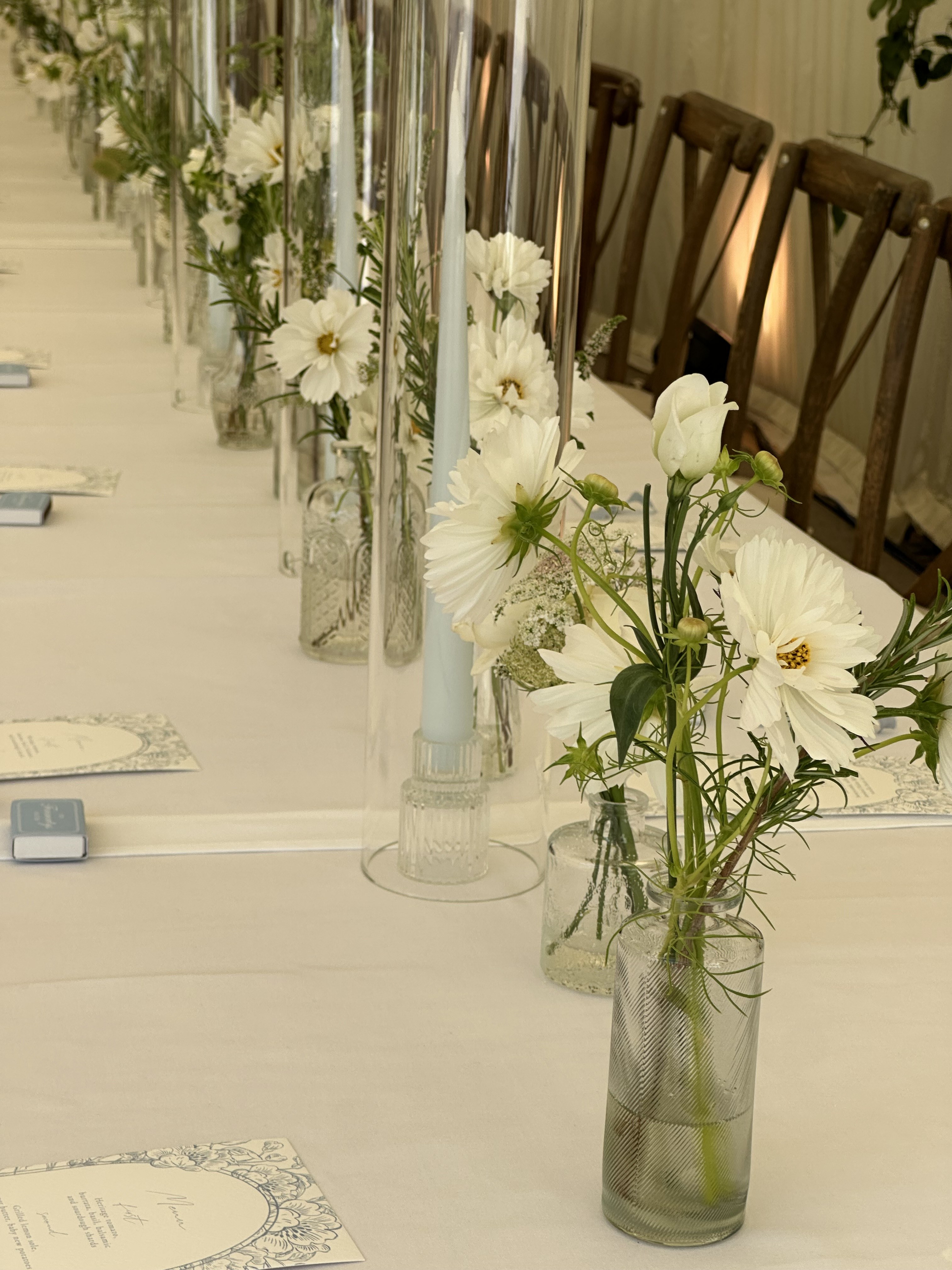 Peaceful Pastels, seasonal British wedding flowers palette from Field Gate Flowers
