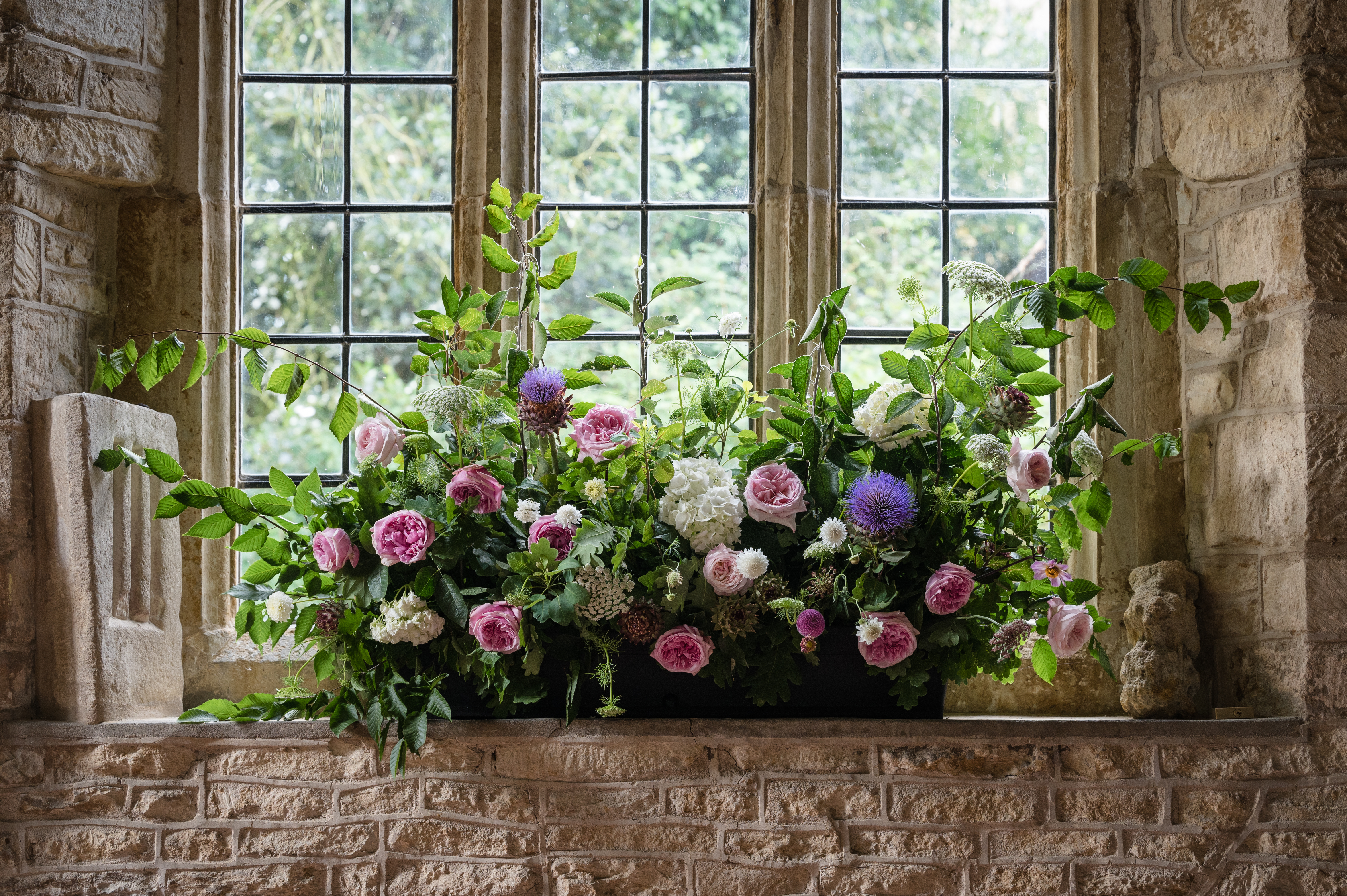 Wedding church flowers by Field Gate Flowers Wedding church flowers by Field Gate Flowers